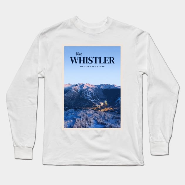 Visit Whistler Long Sleeve T-Shirt by Mercury Club